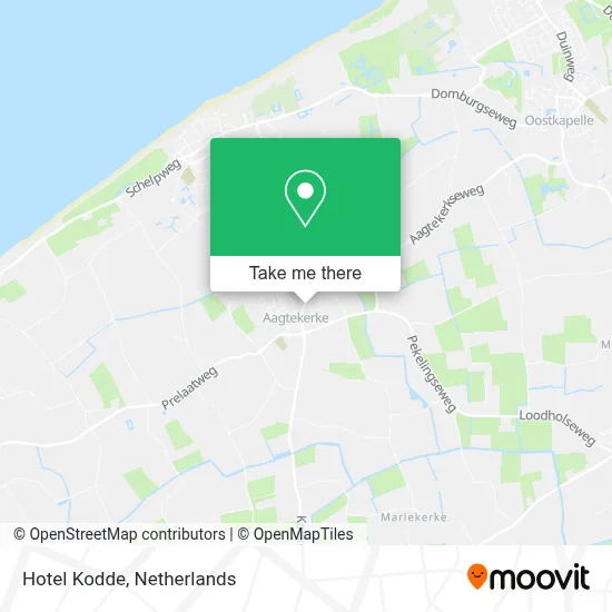 Hotel Kodde map