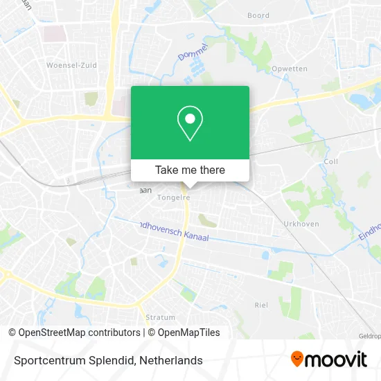 Sportcentrum Splendid map