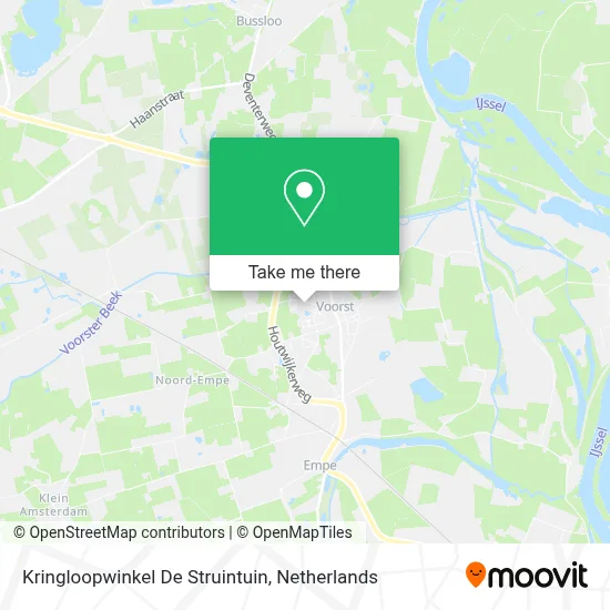 Kringloopwinkel De Struintuin Karte