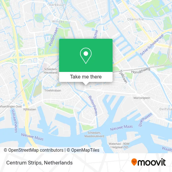 Centrum Strips map