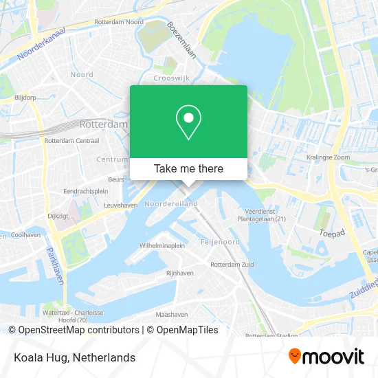 Koala Hug map
