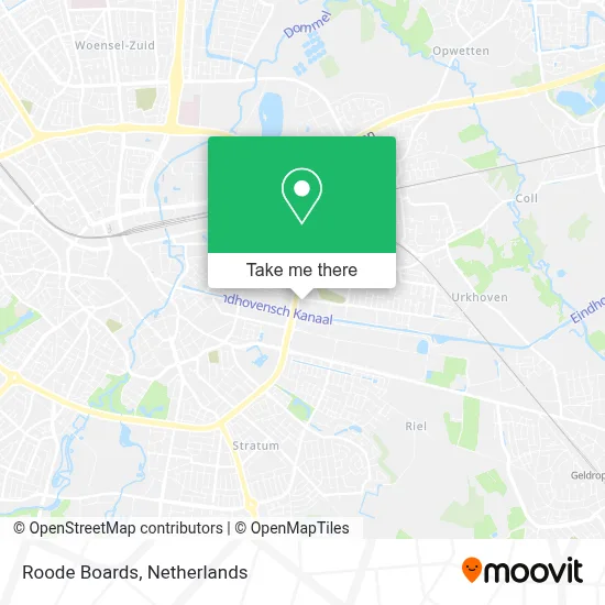 Roode Boards map