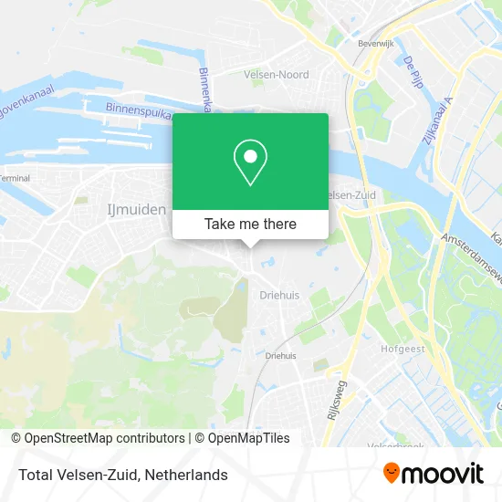 Total Velsen-Zuid map