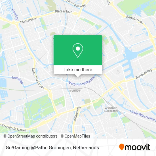 Go!Gaming @Pathé Groningen map