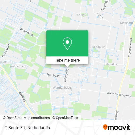 T Bonte Erf map