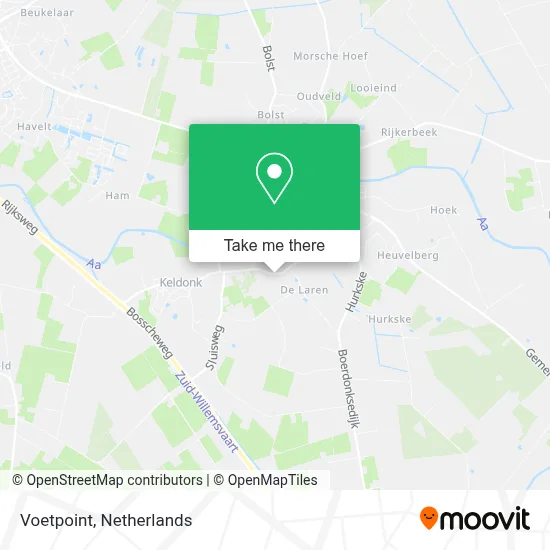 Voetpoint map