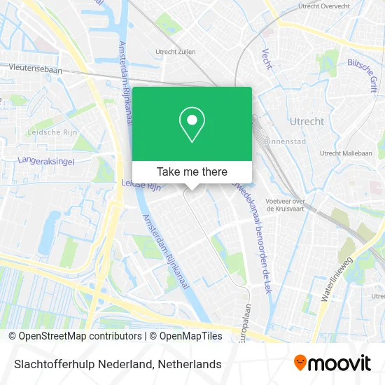 Slachtofferhulp Nederland map