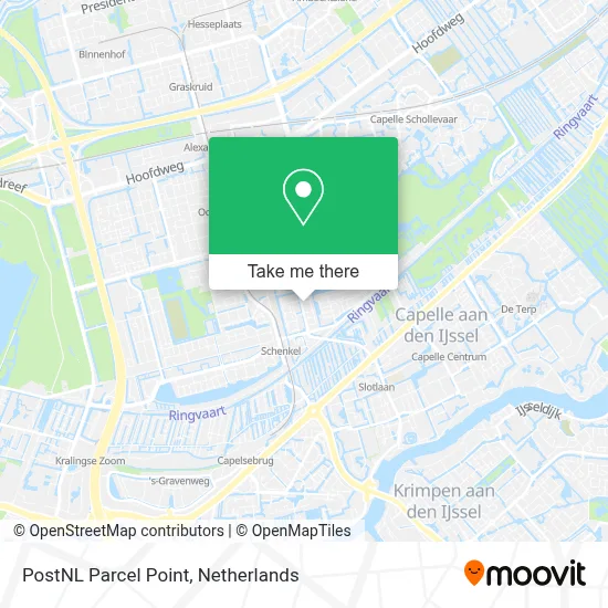 Postnl Pakketpunt map