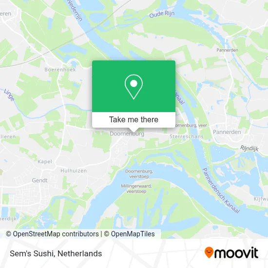 Sem's Sushi map
