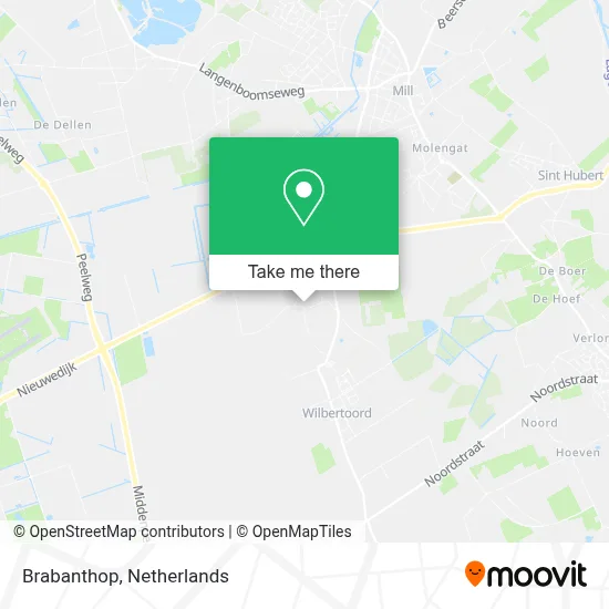 Brabanthop map
