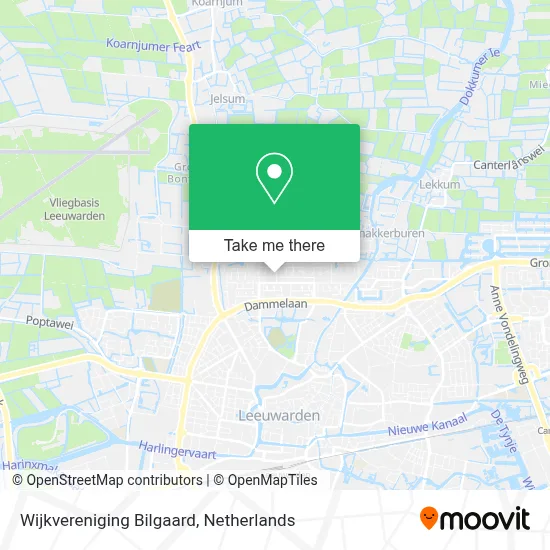 Wijkvereniging Bilgaard map