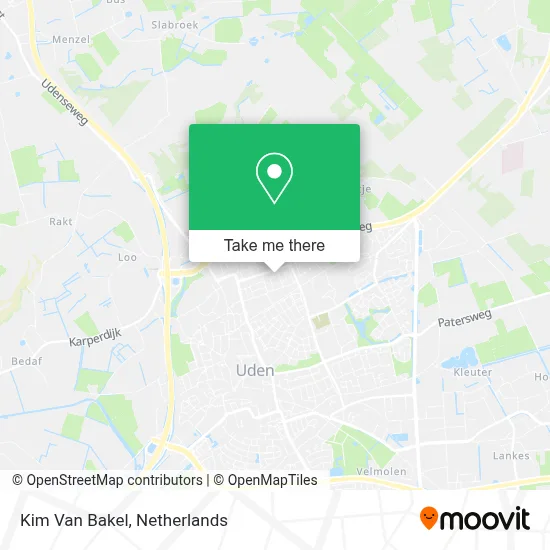Kim Van Bakel map