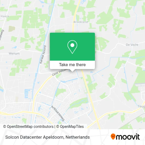 Solcon Datacenter Apeldoorn map