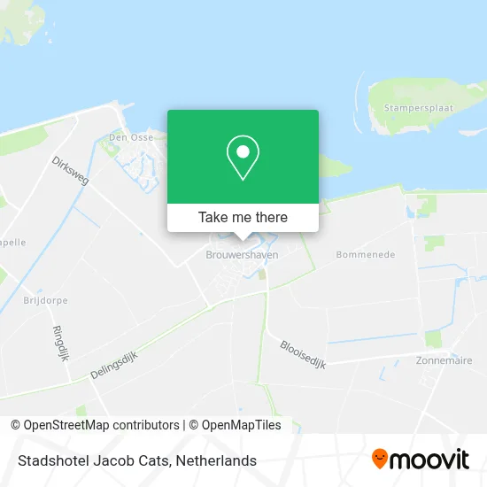 Stadshotel Jacob Cats map