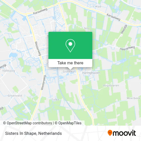 Sisters In Shape map