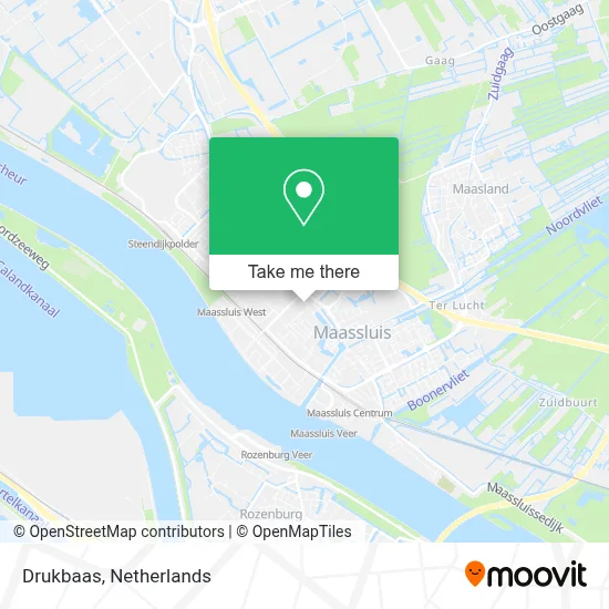 Drukbaas map
