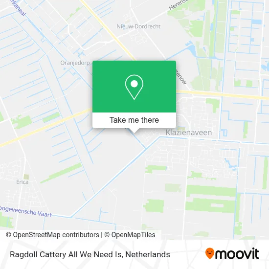 Ragdoll Cattery All We Need Is map