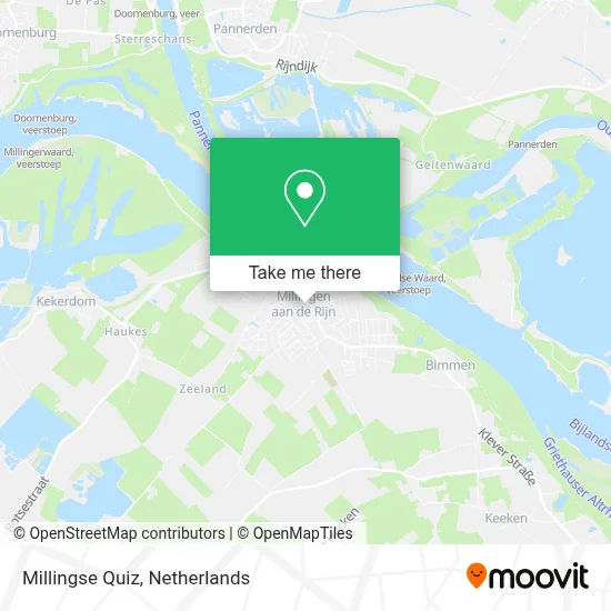 Millingse Quiz map