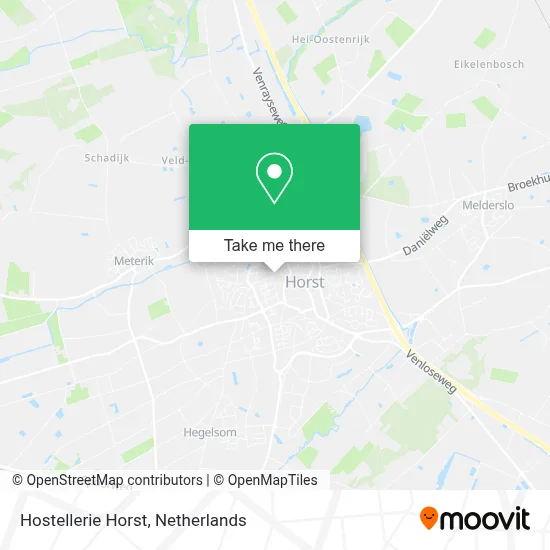 Hostellerie Horst map