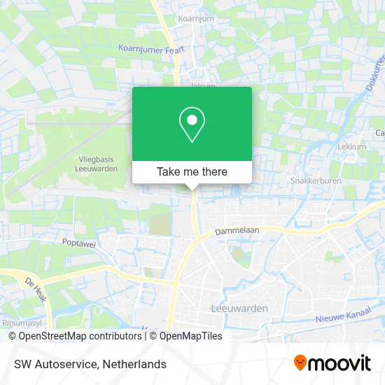 SW Autoservice Karte