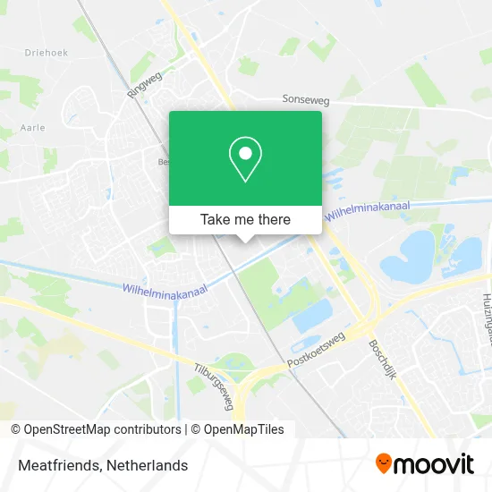 Meatfriends map