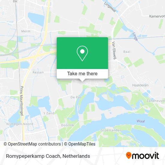 Romypeperkamp Coach map