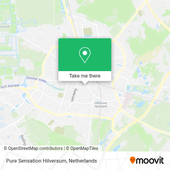 Pure Sensation Hilversum map