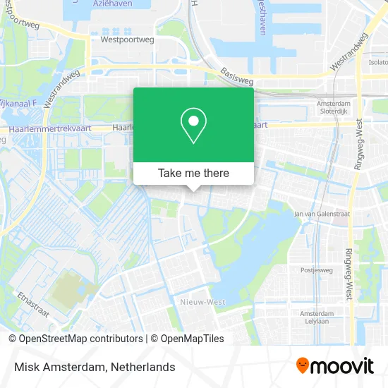 Misk Amsterdam map