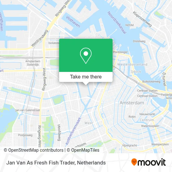 Jan Van As Fresh Fish Trader map