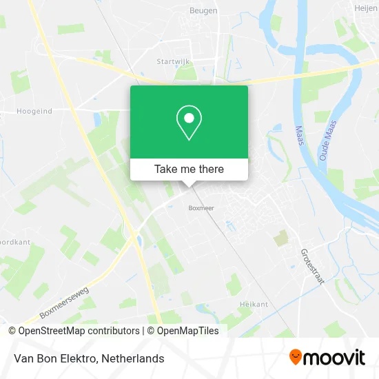 Van Bon Elektro map