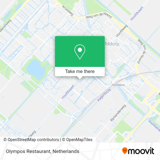 Restaurant Olympos map