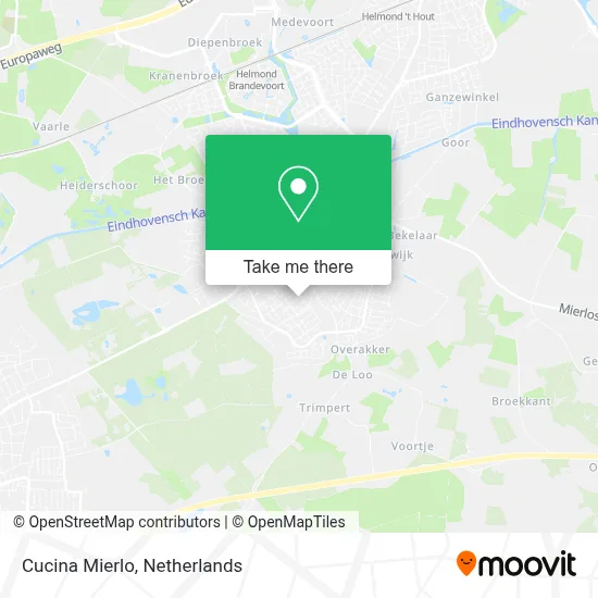 Cucina Mierlo map