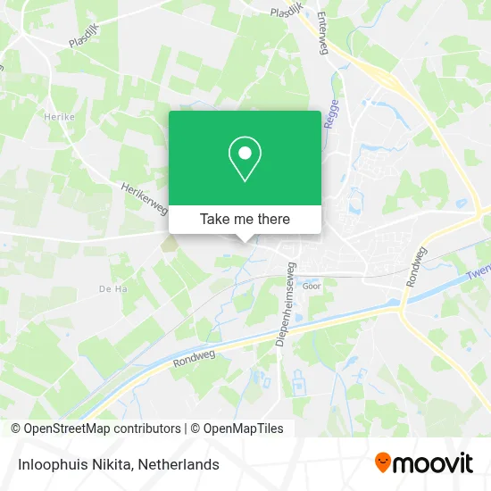 Inloophuis Nikita map