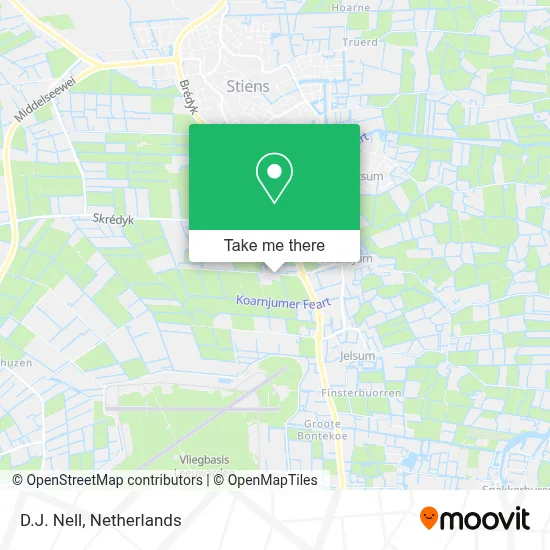 D.J. Nell map
