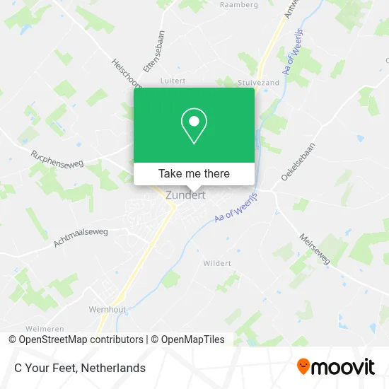 C Your Feet map