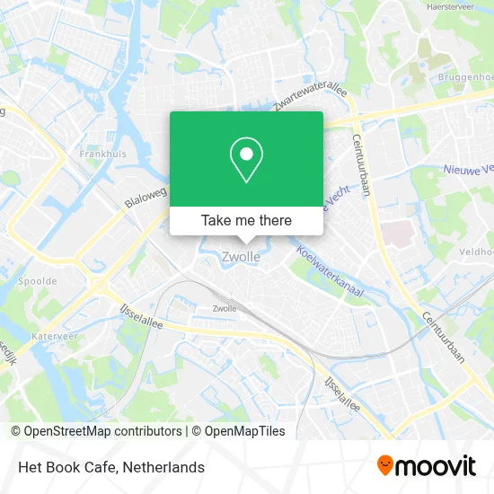 Het Book Cafe map