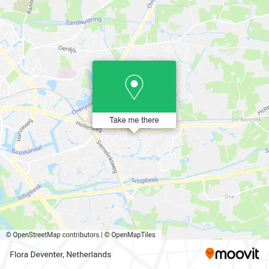 Flora Deventer map