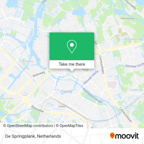 De Springplank Karte