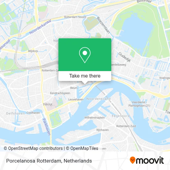 Porcelanosa Rotterdam map