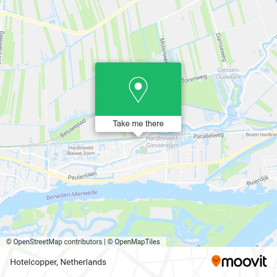 Hotelcopper map