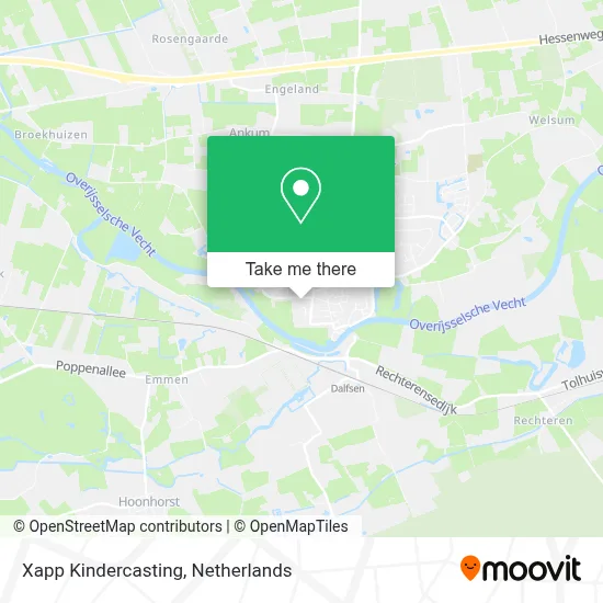Xapp Kindercasting map