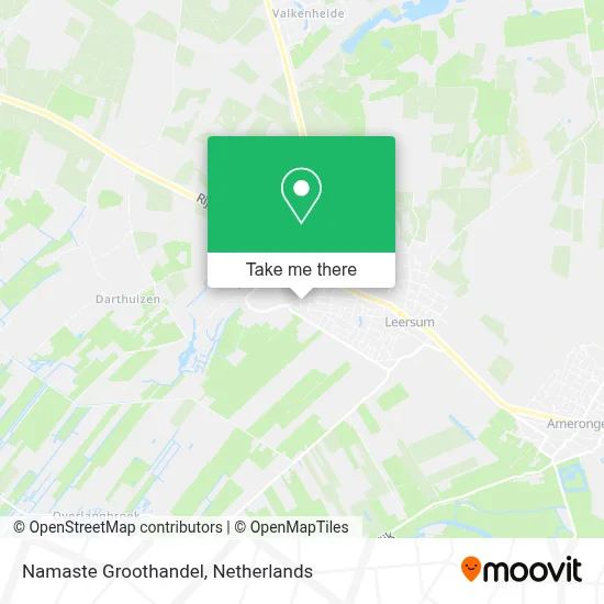 Namaste Groothandel map