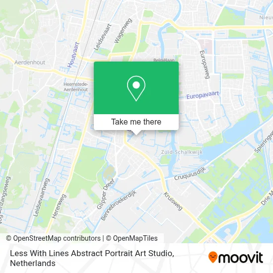 Less With Lines Abstract Portrait Art Studio map