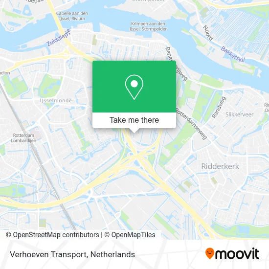 Verhoeven Transport map