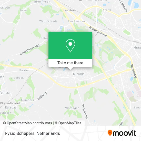 Fysio Schepers map