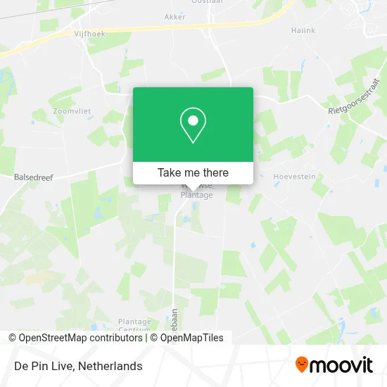 De Pin Live Karte