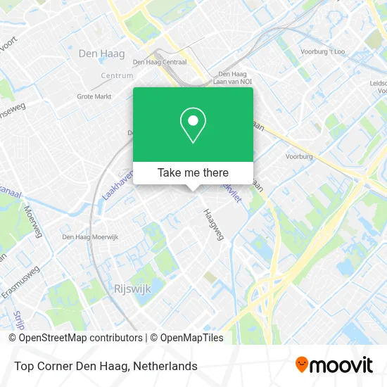 Top Corner Den Haag map