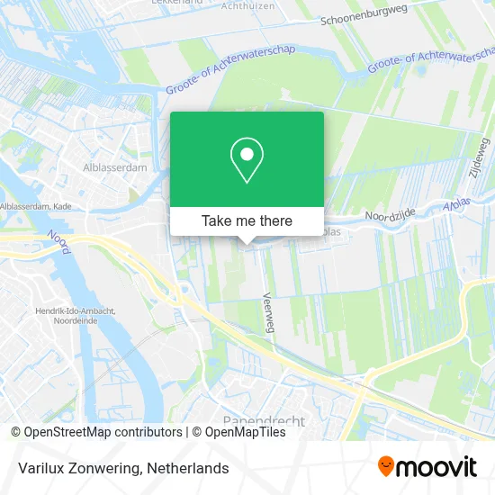 Varilux Zonwering map