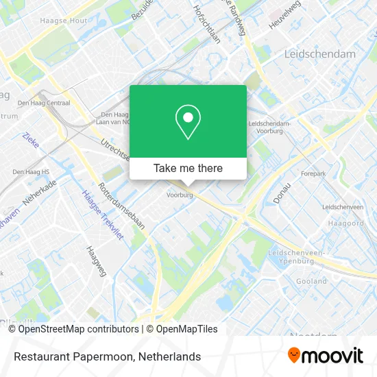 Restaurant Papermoon map