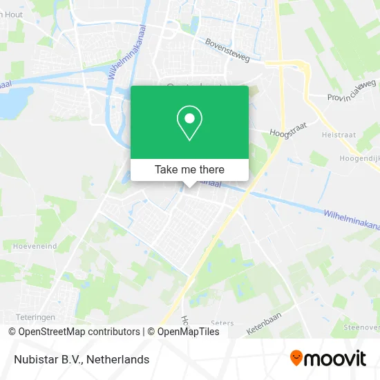 Nubistar B.V. map